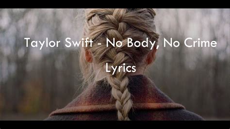 taylor swift no body no crime lyrics